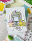 Pinkfresh Studio - Stencils - Steeped in Comfort-ScrapbookPal