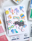Pinkfresh Studio - Stencils - Summer Fun-ScrapbookPal