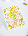 Pinkfresh Studio - Stencils - Wildflower Notes-ScrapbookPal