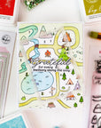 Pinkfresh Studio - Dies - Woodland Trails Sentiments-ScrapbookPal