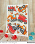Pretty Pink Posh - Dies - Construction Trucks-ScrapbookPal