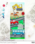 Pretty Pink Posh - Dies - Construction Trucks-ScrapbookPal
