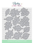 Pretty Pink Posh - Dies - Stitched Leaves-ScrapbookPal
