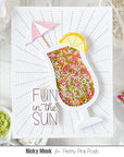 Pretty Pink Posh - Dies - Sunburst Pierced Plate-ScrapbookPal