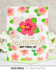 Pretty Pink Posh - Stencils - Layered Hibiscus-ScrapbookPal