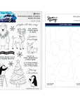 Ranger Ink - Simon Hurley - Clear Stamps & Dies - Polar Friends-ScrapbookPal