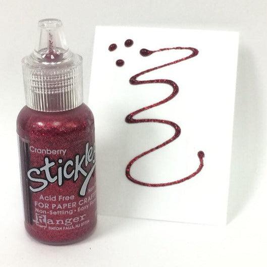 Ranger Ink - Stickles Glitter Glue - Cranberry-ScrapbookPal