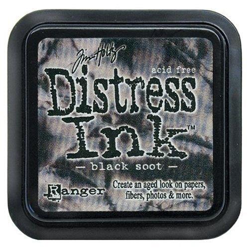 Ranger Ink - Tim Holtz - Distress Ink Pad - Black Soot-ScrapbookPal
