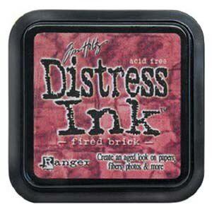 Ranger Ink - Tim Holtz - Distress Ink Pad - Fired Brick-ScrapbookPal