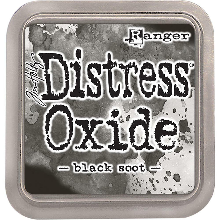 Ranger Ink - Tim Holtz - Distress Oxide Ink Pad - Black Soot-ScrapbookPal