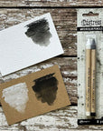 Ranger Ink - Tim Holtz - Distress Watercolor Pencils - Picket Fence & Black Soot, 2 pack-ScrapbookPal