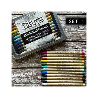 Ranger - Tim Holtz - Distress Watercolor Pencils - Set 1-ScrapbookPal
