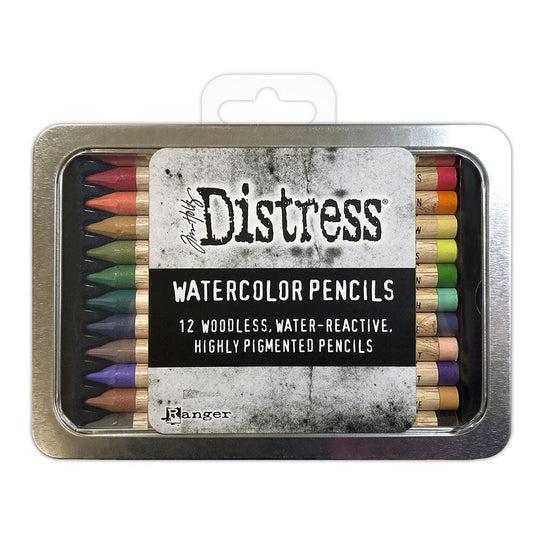 Ranger - Tim Holtz - Distress Watercolor Pencils - Set 4-ScrapbookPal