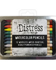 Ranger - Tim Holtz - Distress Watercolor Pencils - Set 5-ScrapbookPal