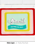 Pretty Pink Posh - Dies - Rounded Stitched Rectangles