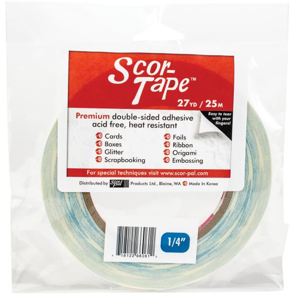 Scor-Pal - Scor-Tape 1/4" x 27 yds-ScrapbookPal