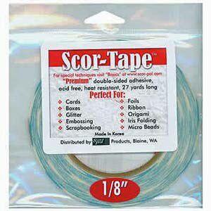 Scor-Pal - Scor-Tape 1/8" x 27 yds-ScrapbookPal