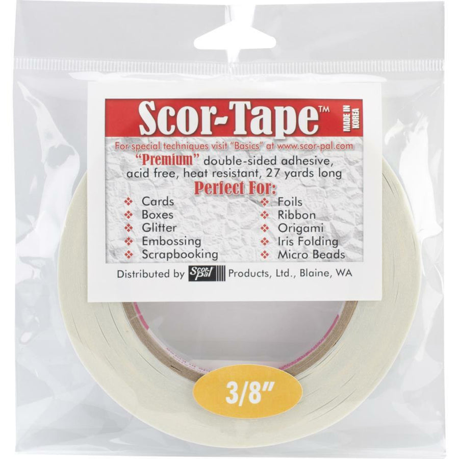 Scor-Pal - Scor-Tape 3/8" x 27 yds-ScrapbookPal