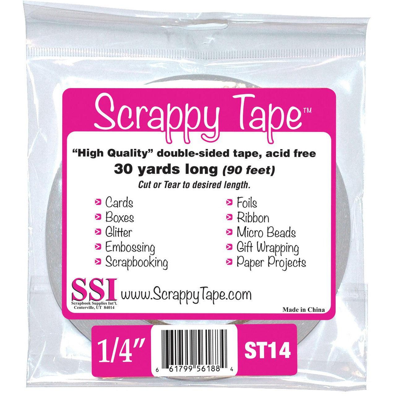 Scrappy Tape 1/4&quot; x 30 yds-ScrapbookPal