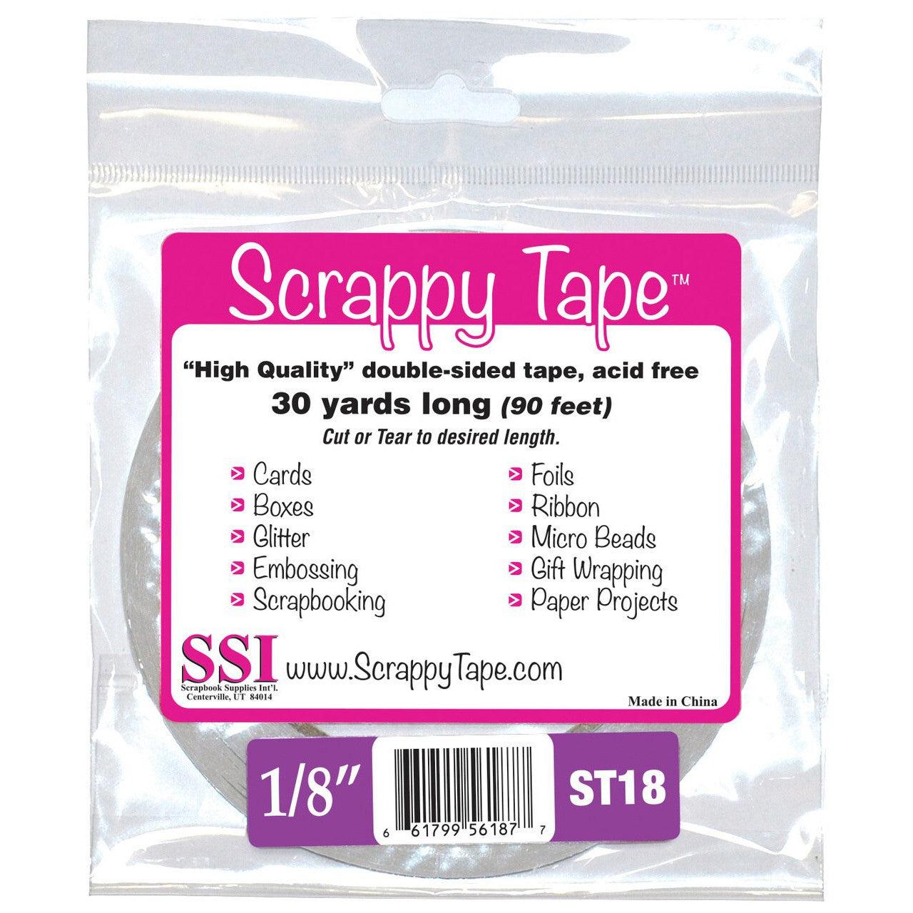 Scrappy Tape 1/8&quot; x 30 yds-ScrapbookPal