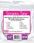 Scrappy Tape 1/8" x 30 yds-ScrapbookPal