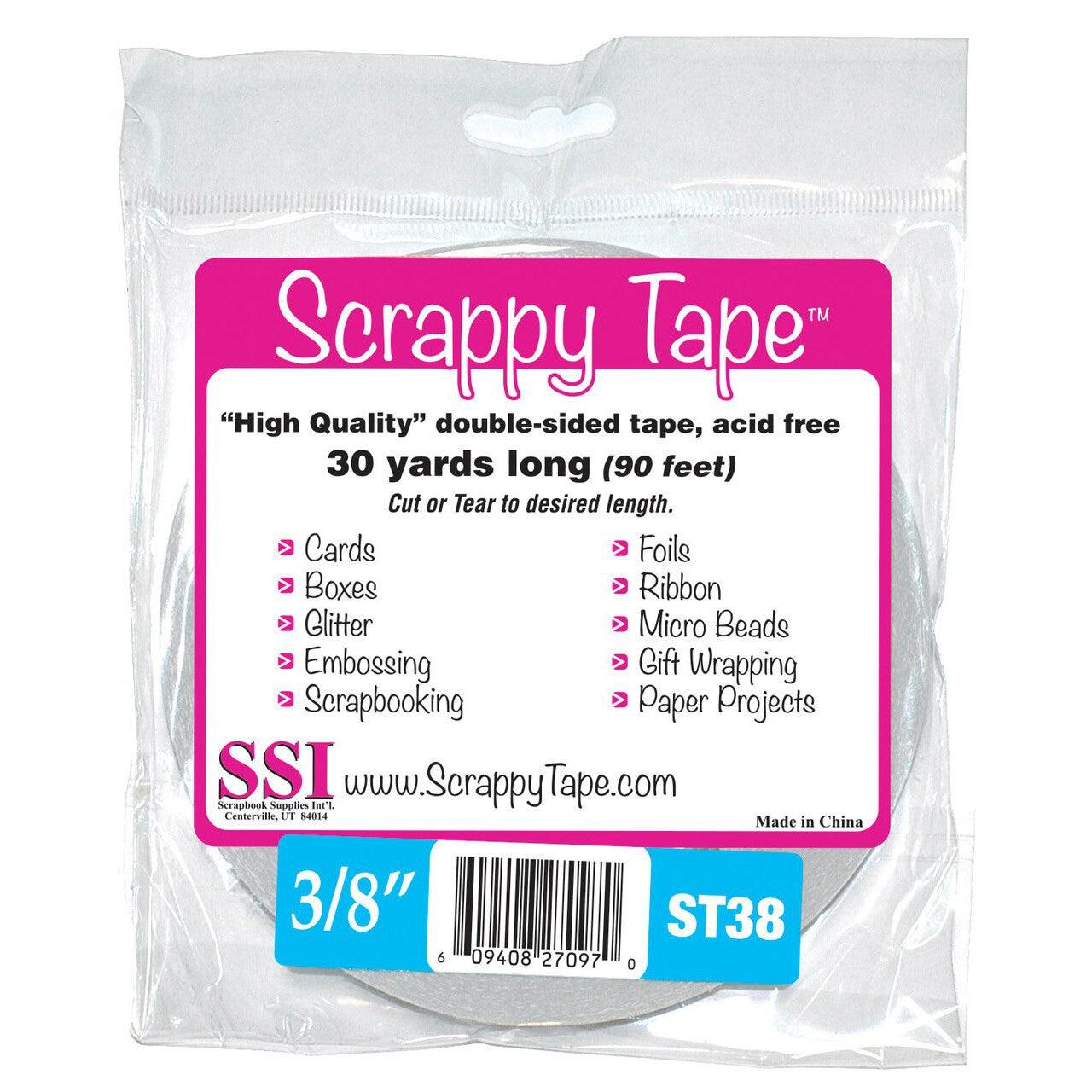 Scrappy Tape 3/8&quot; x 30 yds-ScrapbookPal