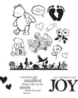 Simple Stories - Say Cheese Classic Pooh Baby Collection - Clear Stamps - Bundle of Joy-ScrapbookPal