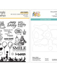 Simple Stories - Say Cheese Classic Pooh Birthday Collection - Clear Stamps & Dies - Make a Wish!-ScrapbookPal