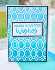 Sizzix - 3-D Textured Impressions Embossing Folder - Cosmopolitan, Golden Rings-ScrapbookPal