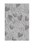Sizzix - 3-D Textured Impressions Embossing Folder - Mark Making Hearts-ScrapbookPal