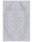 Sizzix - 3-D Textured Impressions Embossing Folder - Merry & Bright-ScrapbookPal