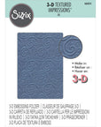 Sizzix - 3-D Textured Impressions Embossing Folder - Ornamental Spiral-ScrapbookPal