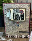 Sizzix - 3-D Textured Impressions Embossing Folder - Vault Airmail-ScrapbookPal
