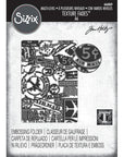 Sizzix - 3-D Textured Impressions Embossing Folder - Vault Airmail-ScrapbookPal