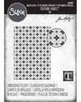 Sizzix - 3-D Textured Impressions Embossing Folder - Vault Diamonds-ScrapbookPal