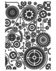 Sizzix - 3-D Textured Impressions Embossing Folder - Vault Gears-ScrapbookPal