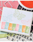 Sizzix - 49 and Market - Clear Stamps & Framelits Dies - Tab Stamp Alpha-ScrapbookPal