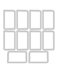 Sizzix - 49 and Market - Clear Stamps & Framelits Dies - Tab Stamp Alpha-ScrapbookPal
