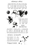 Sizzix - 49 and Market - Clear Stamps - Hello You Sentiments-ScrapbookPal