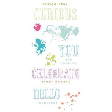 Sizzix - 49 and Market - Clear Stamps - Hello You Sentiments-ScrapbookPal