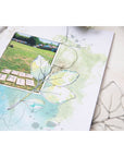 Sizzix - 49 and Market - Framelits Dies w/Stamps - Painted Pencil Leaves -ScrapbookPal