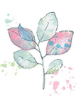Sizzix - 49 and Market - Framelits Dies w/Stamps - Painted Pencil Leaves -ScrapbookPal