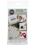 Sizzix - Adhesive Sheets - Permanent 2 1/2" x 4 3/4", 10 pack-ScrapbookPal