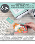 Sizzix - Adhesive Sheets - Permanent 6" x 6", 10 pack-ScrapbookPal