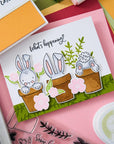 Sizzix - Catherine Pooler - Clear Stamps - Bunny Bits & Blooms-ScrapbookPal