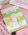 Sizzix - Catherine Pooler - Clear Stamps - Bunny Bits & Blooms-ScrapbookPal