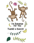 Sizzix - Catherine Pooler - Clear Stamps - Going Bananas
