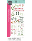 Sizzix - Catherine Pooler - Clear Stamps - Happy Holly Days-ScrapbookPal