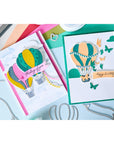Sizzix - Catherine Pooler - Clear Stamps - Up and Away-ScrapbookPal