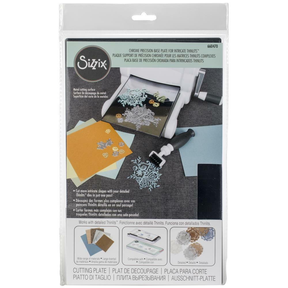 Sizzix - Chrome Precision Base Plate for Intricate Thinlits Dies-ScrapbookPal